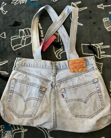 Levi's 501 토트백 라이트 블루