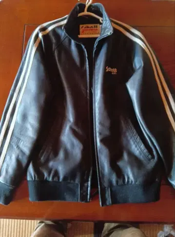 Schott 가죽 싱글 라이더 자켓