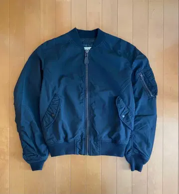 AVIREX 아비렉스 MA-1 플라이트 자켓 아우터 짧은 기장 블랙