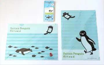 Suica 펭귄 Kitaca 카드 케이스와 클리어 파일 문구-12