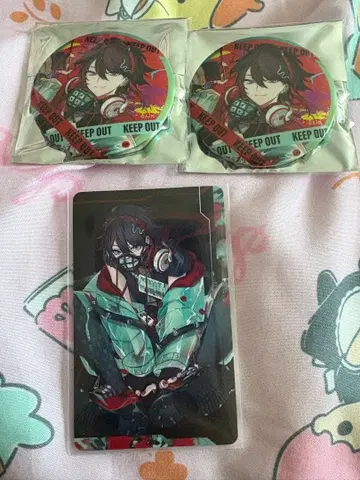 니지산지 사에구사 아키나 Stun Mode 캔뱃지 사진풍 카드