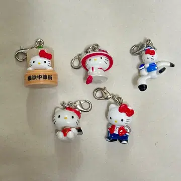 가나가와 한정판 지역 키티 참 묶음 판매 당시 물품 레어 레트로