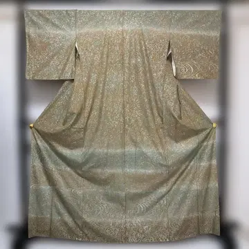 No.2926 순수 실크 금은채 유수문양 단지마 가스리 호몬기 새상품급