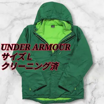 UNDER ARMOUR 충전솜 후드티 JKT 그린 사이즈 L 클리닝 완료
