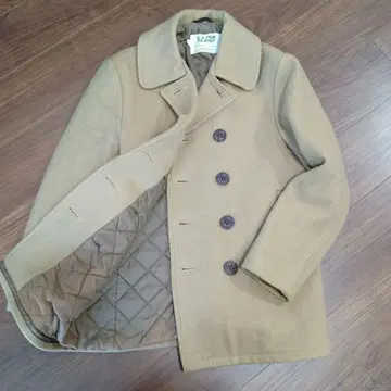 Schott 샷 피코트 안감 퀼팅 38 USA제