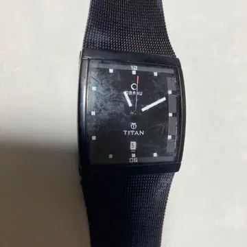 남성용 쿼츠 손목시계 TITAN 새상품급