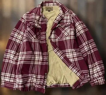 레전더리 화이트테일 체크 플란넬 보아 안감