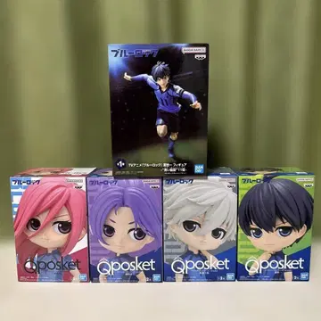 반다이 블루 록 Qposket 피규어 5체 세트