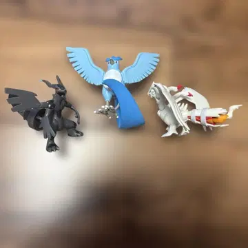 포켓몬 제크로무 레시라무 프리저 피규어 세트