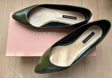 FABIO RUSCONI 파비오 루스코니 에나멜 플랫슈즈