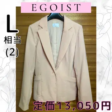 에고이스트 EGOIST 사이드 포켓 테일러드 자켓 핑크 코랄