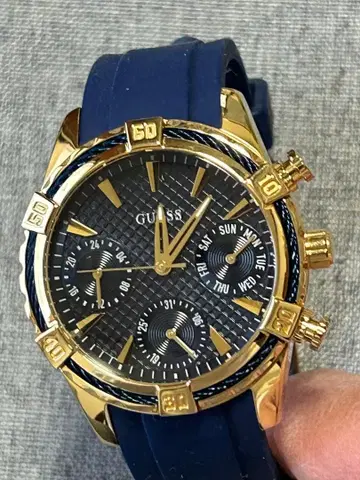 게스 남성용 손목시계 쿼츠 U0562L2