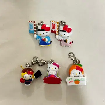 간사이 한정판 지역 특색 키티 참 묶음 판매 당시 물품 레어 레트로