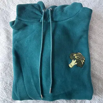 PUNYUS 푸뉴즈 브로콜리 자수 후드티