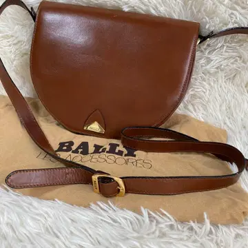 새상품급 BALLY 발리 핸드백 숄더 라운드형 사선 가방 브라운