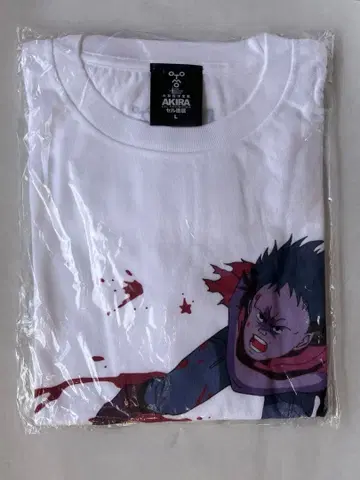 AKIRA 애니메이션 셀화전 T셔츠 철웅 L사이즈 오토모 가츠히로
