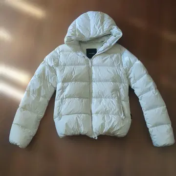 DUVETICA 후드 부착 다운 자켓 40 화이트