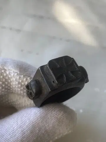 1939's 독일 국방군 아이언 크로스 스컬 밀리터리 반지 당시 물품