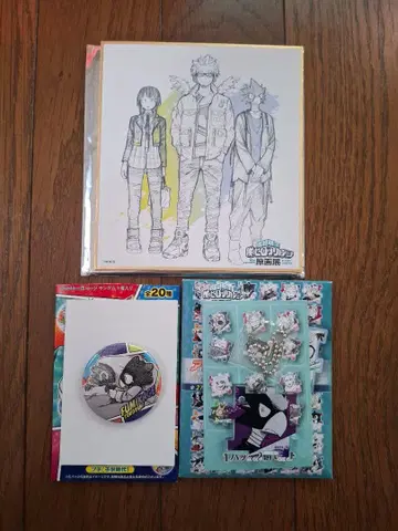 히로아카 원화전 아크릴 퍼즐 색지 호크스 토코야미 군 지로 캔뱃지