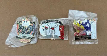 나가노 올림픽 핀 배지 코카콜라사 콜라보 레어 3종 세트