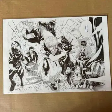 [ 미개봉 ] 은혼 대은혼전 긴토키&콘도&히지카타 Ver. A3 사이즈