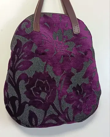 즉시 구매 OK 가마쿠라 스와니 꽃무늬 자카드 콩 백