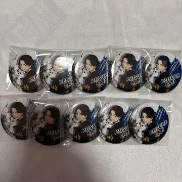 도쿄 리벤저스 동리베 결기 집회 바지 케이스케 캔뱃지 10개