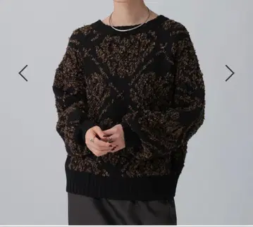 LEPSIM 렙심 3.5게이지 페르시아 패턴 풀오버