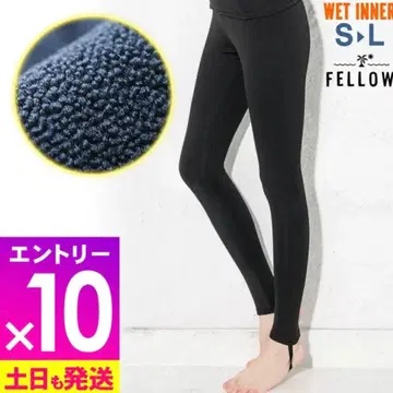 새상품 FELLOW 서핑 속기모 에어 히트 이너 방한 레깅스