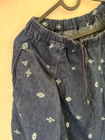 mili mili 롱 스커트 데님