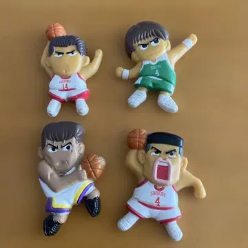 농구 선수 피규어 4체 세트