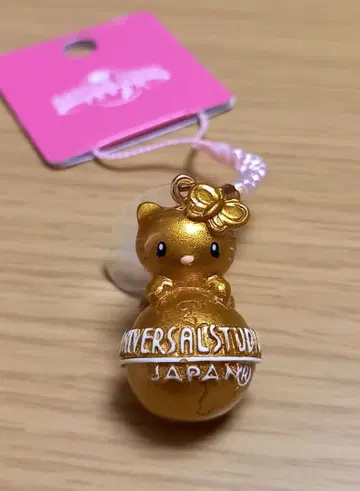 USJ 한정판 골드 키티 스트랩 레어!!