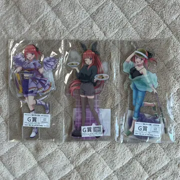 5등분의 신부 나카노 니노 아크릴 스탠드 캐릭터 복권 3종