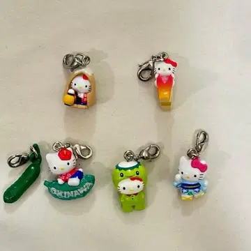 참 지역 한정 키티 묶음 판매 당시 물품 레어 레트로 사과