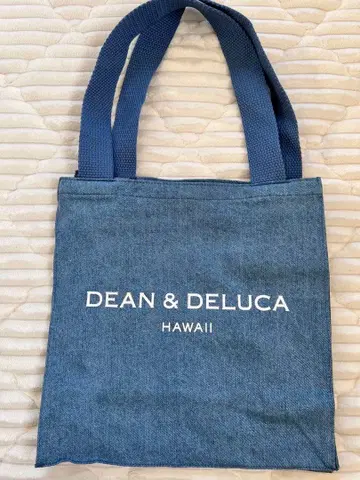 [미사용 새상품] DEAN&DELUCA 하와이 한정판 데님 토트백 레어