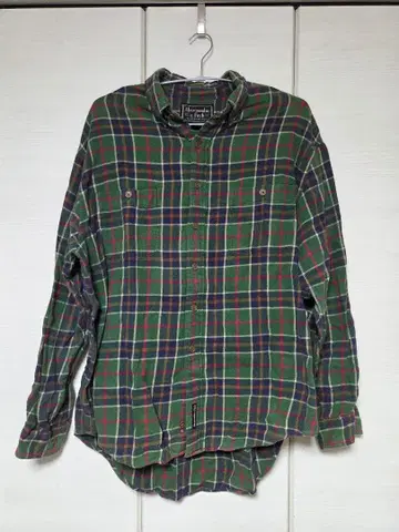 Abercrombie & Fitch 아바클로 플란넬 셔츠 M 유즈드