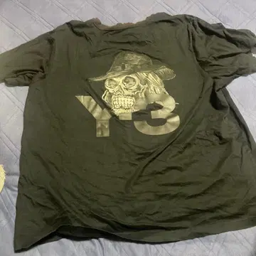 Y-3 스컬 프린트 T셔츠 XXL 블랙