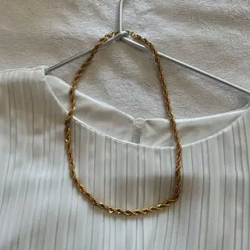 [ 새상품급 ] monet 골드 트위스트 체인 목걸이