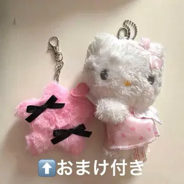 산리오 꿈꾸는 엔젤 키티 키링 봉제 인형 마스코트