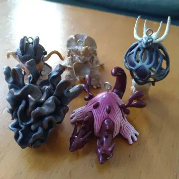 버섯 드래곤 3 캡슐 토이 전종 5개 세트