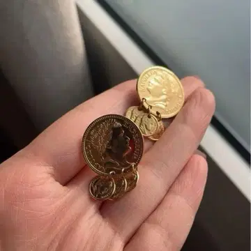 60s Sarah Coventry 나폴레옹 코인 귀찌