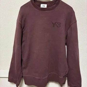 Y-3 브라운 크루넥 맨투맨 XS ( M 사이즈감 )