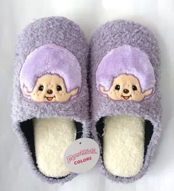 미사용 새상품 몽치치 슬리퍼 여성용 퍼