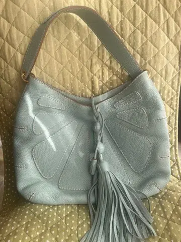 안야 힌드마치 라이트 블루 핸드백