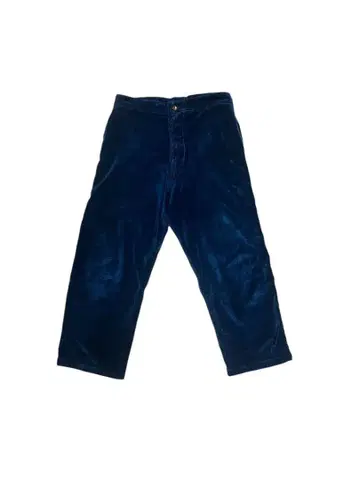 story mfg 벨로아 팬츠 블루