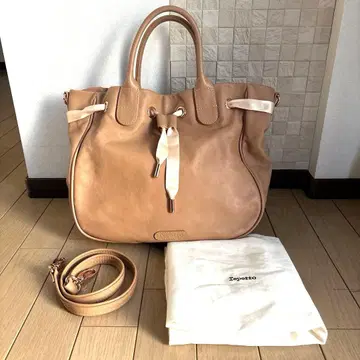 새상품급 Repetto 레페토 아라베스크 토트백 숄더 카멜