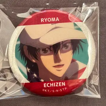신 테니스의 왕자님 에치젠 료마 캔뱃지 글리터 자캐
