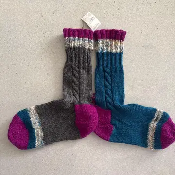 Scrumpcious 케이블 짜임 삭스