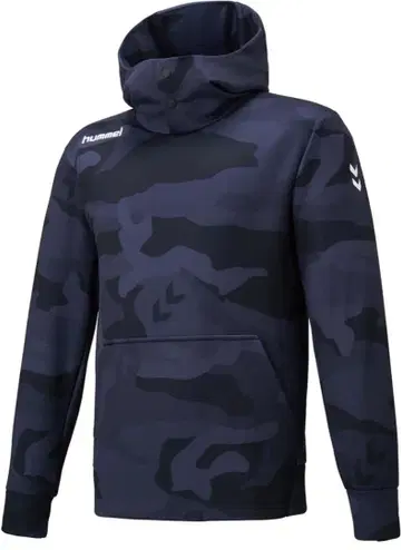 험멜 써모 스웨트 후드티 (블랙) M