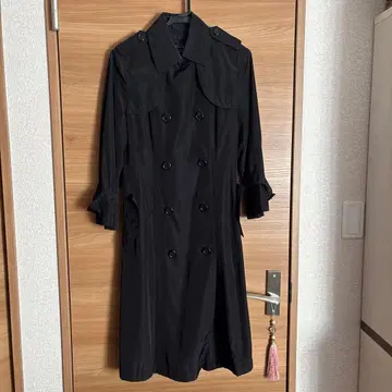 EPoca 블랙 트렌치코트 4U